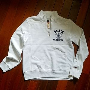 Triblend sweats league zipper sweater